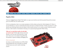 Tablet Screenshot of papilio.cc