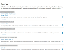 Tablet Screenshot of blog.papilio.co.in