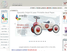 Tablet Screenshot of papilio.com